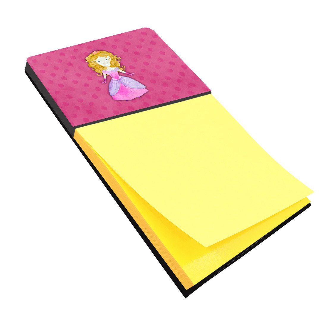 Princess Watercolor Watercolor Sticky Note Holder Refillable Dispenser Desk Accessory 3x3 Pad Gift