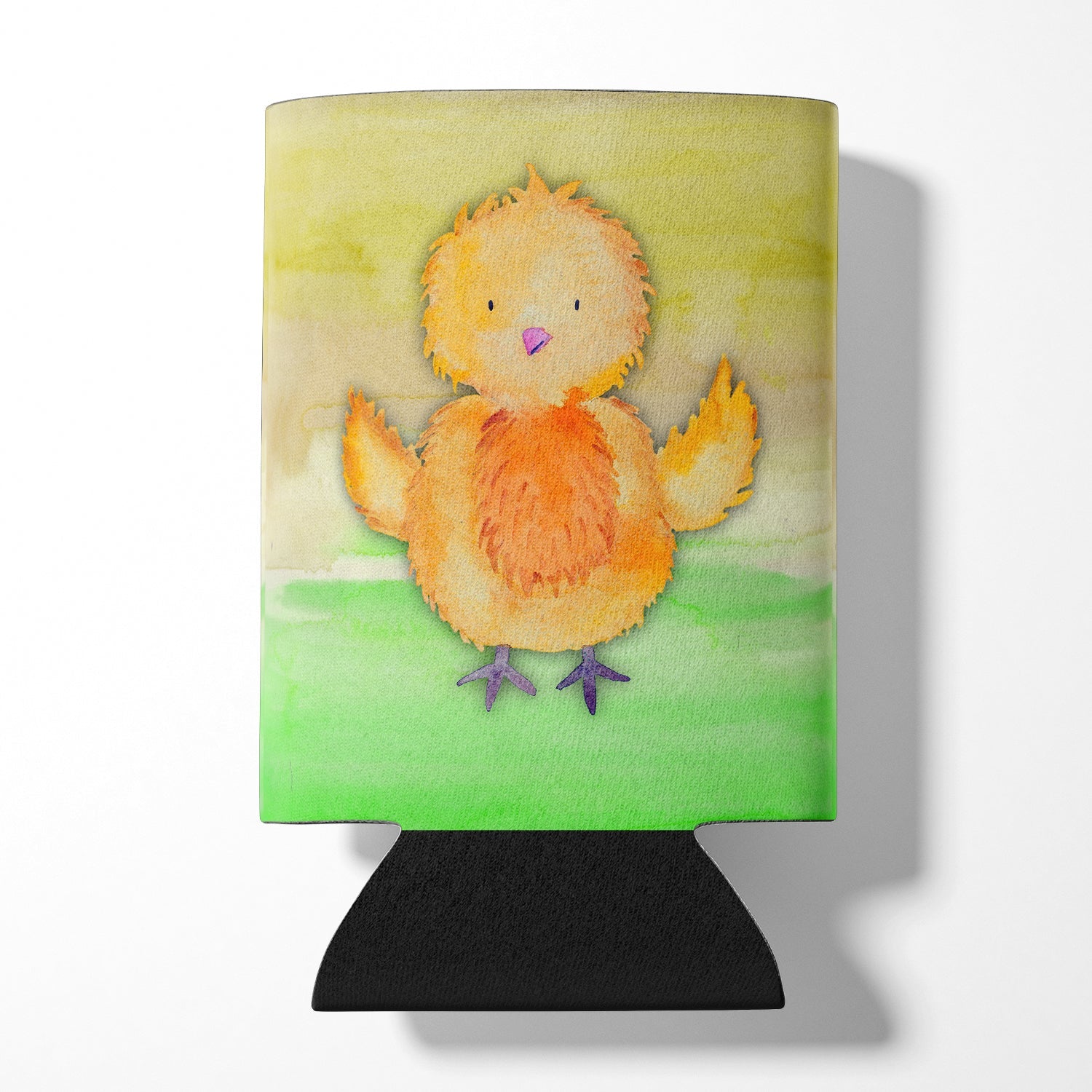 Chicken Watercolor Can or Bottle Hugger Cooler Sleeve for Standard 12 oz Cans, Insulated Foam Beer & Soda Can Hugger Reusable