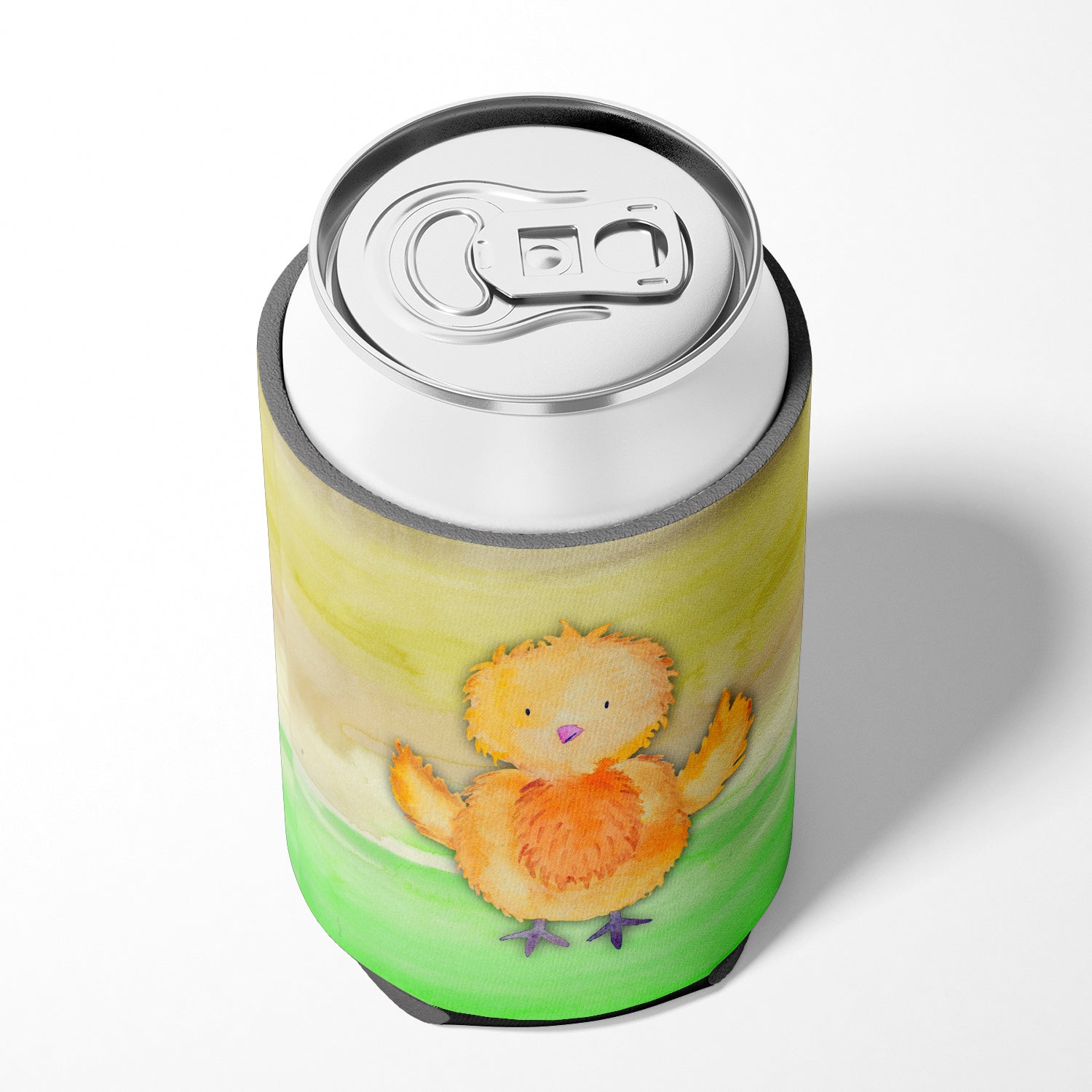 Chicken Watercolor Can or Bottle Hugger Cooler Sleeve for Standard 12 oz Cans, Insulated Foam Beer & Soda Can Hugger Reusable