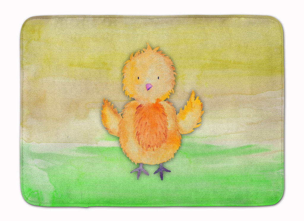 Chicken Watercolor Memory Foam Kitchen Mat Machine Washable Anti-Fatigue Cushion Comfort Bath or Kitchen Rug