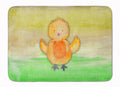 Chicken Watercolor Memory Foam Kitchen Mat Machine Washable Anti-Fatigue Cushion Comfort Bath or Kitchen Rug