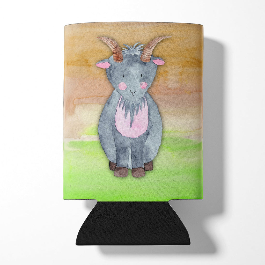 Goat Watercolor Can or Bottle Hugger Cooler Sleeve for Standard 12 oz Cans, Insulated Foam Beer & Soda Can Hugger Reusable