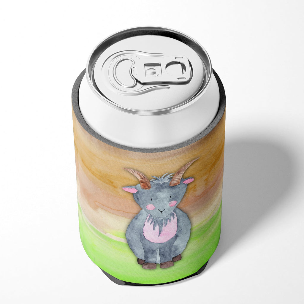 Goat Watercolor Can or Bottle Hugger Cooler Sleeve for Standard 12 oz Cans, Insulated Foam Beer & Soda Can Hugger Reusable