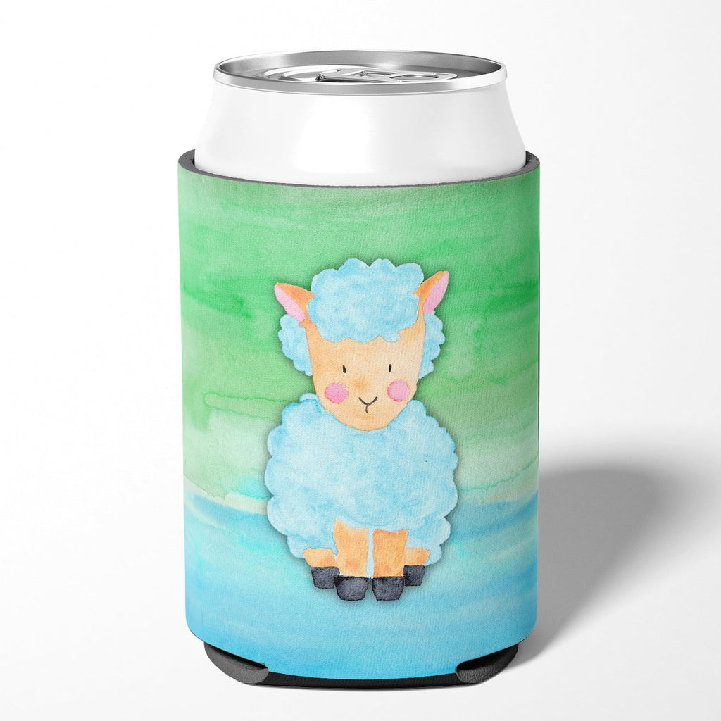 Sheep Lamb Watercolor Can or Bottle Hugger Cooler Sleeve for Standard 12 oz Cans, Insulated Foam Beer & Soda Can Hugger Reusable