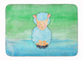 Sheep Lamb Watercolor Memory Foam Kitchen Mat Machine Washable Anti-Fatigue Cushion Comfort Bath or Kitchen Rug