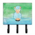 Sheep Lamb Watercolor Leash or Key Holder Wall Hooks, Coat Rack Wall Mount, for Hanging Keys, Towels, Aprons, Leashes