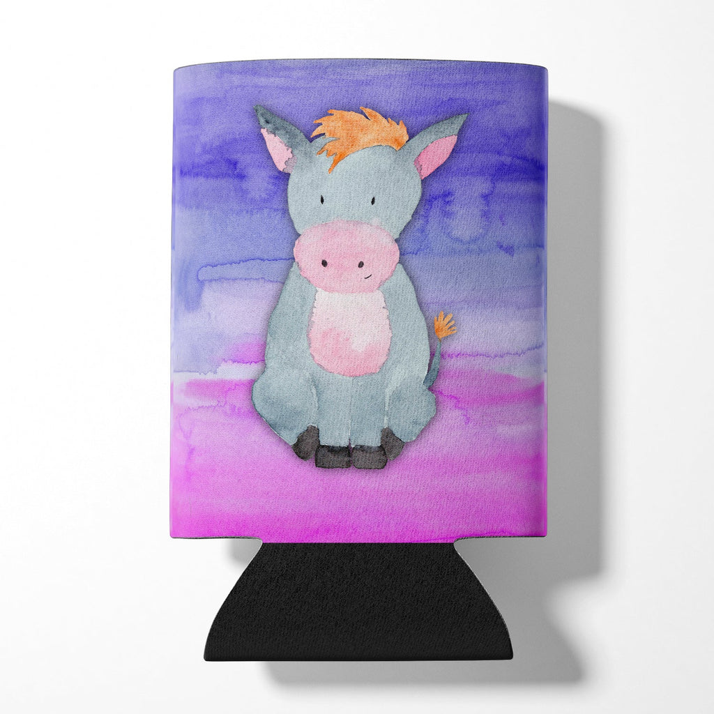 Donkey Watercolor Can or Bottle Hugger Cooler Sleeve for Standard 12 oz Cans, Insulated Foam Beer & Soda Can Hugger Reusable