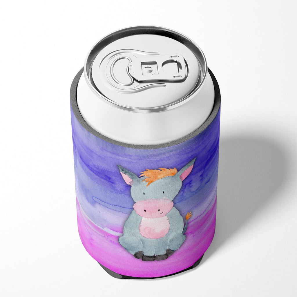 Donkey Watercolor Can or Bottle Hugger Cooler Sleeve for Standard 12 oz Cans, Insulated Foam Beer & Soda Can Hugger Reusable