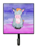 Donkey Watercolor Leash or Key Holder Wall Hooks, Key Hooks Holder, Coat Rack Wall Mount, Coat Hooks, Hooks for Hanging Keys, Towels, Aprons, Leashes