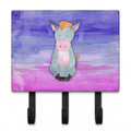 Donkey Watercolor Leash or Key Holder Wall Hooks, Coat Rack Wall Mount, for Hanging Keys, Towels, Aprons, Leashes