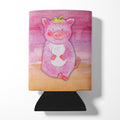 Pig Watercolor Can or Bottle Hugger Cooler Sleeve for Standard 12 oz Cans, Insulated Foam Beer & Soda Can Hugger Reusable