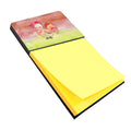 Rooster Watercolor Watercolor Sticky Note Holder Refillable Dispenser Desk Accessory 3x3 Pad Gift