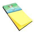 Ram Sheep Watercolor Watercolor Sticky Note Holder Refillable Dispenser Desk Accessory 3x3 Pad Gift