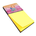 Blonde Mermaid Watercolor Watercolor Sticky Note Holder Refillable Dispenser Desk Accessory 3x3 Pad Gift