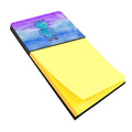 Blue Owl Watercolor Watercolor Sticky Note Holder Refillable Dispenser Desk Accessory 3x3 Pad Gift