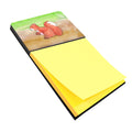 Squirrel Watercolor Watercolor Sticky Note Holder Refillable Dispenser Desk Accessory 3x3 Pad Gift