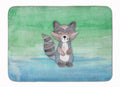Raccoon Watercolor Memory Foam Kitchen Mat Machine Washable Anti-Fatigue Cushion Comfort Bath or Kitchen Rug