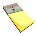 Badger Watercolor Watercolor Sticky Note Holder Refillable Dispenser Desk Accessory 3x3 Pad Gift