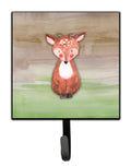 Baby Deer Watercolor Leash or Key Holder Wall Hooks, Key Hooks Holder, Coat Rack Wall Mount, Coat Hooks, Hooks for Hanging Keys, Towels, Aprons, Leashes