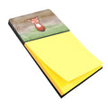 Baby Deer Watercolor Watercolor Sticky Note Holder Refillable Dispenser Desk Accessory 3x3 Pad Gift