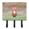 Baby Deer Watercolor Leash or Key Holder Wall Hooks, Coat Rack Wall Mount, for Hanging Keys, Towels, Aprons, Leashes