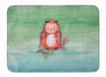 Brown Owl Watercolor Memory Foam Kitchen Mat Machine Washable Anti-Fatigue Cushion Comfort Bath or Kitchen Rug