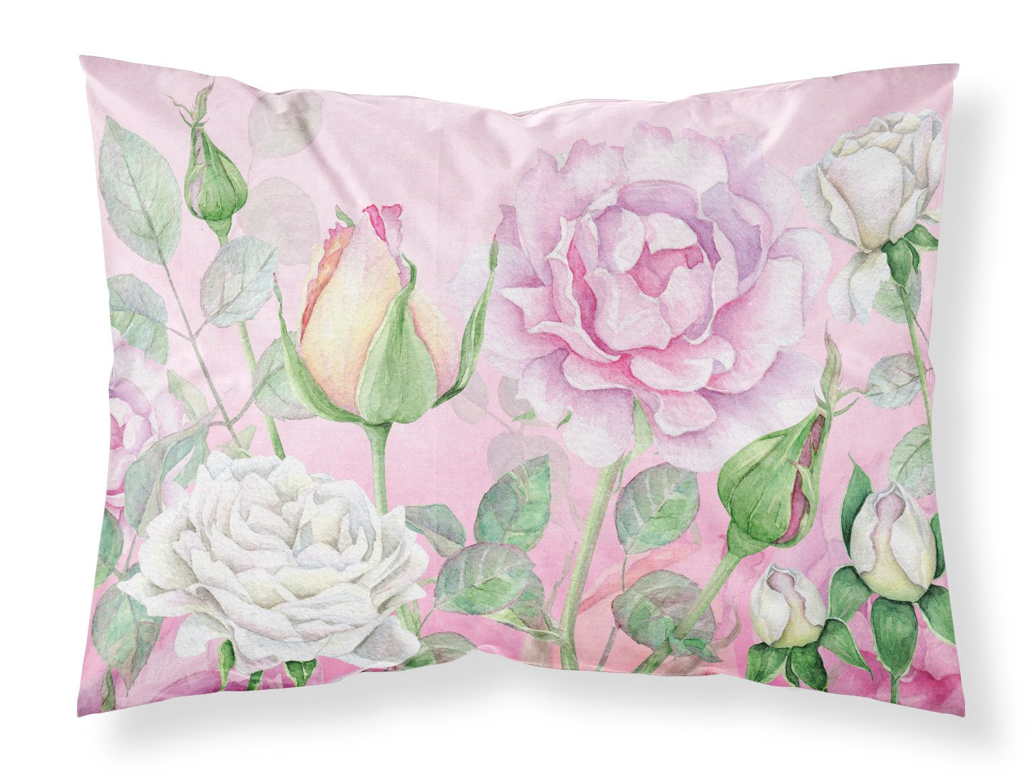 Rose Garden Standard Pillowcase Lightweight Super Soft Easy Care Decorative Artwork Pillowcase, Standard