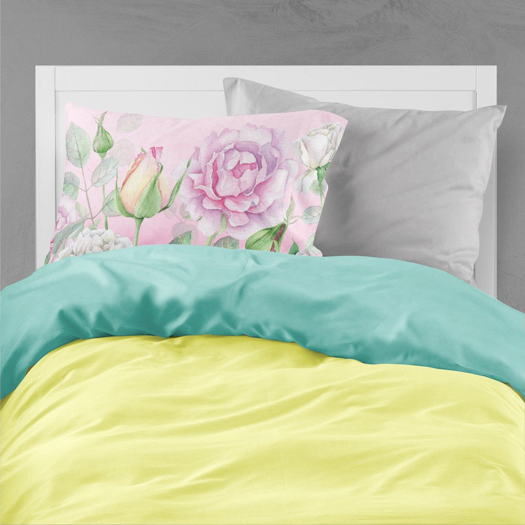 Rose Garden Standard Pillowcase Lightweight Super Soft Easy Care Decorative Artwork Pillowcase, Standard