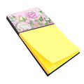 Rose Garden Watercolor Sticky Note Holder Refillable Dispenser Desk Accessory 3x3 Pad Gift