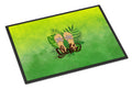 Aloha Flip Flops Doormat Indoor Outdoor 18H X 27W Front Door Mat Rugs for Entryway, Non Slip Washable