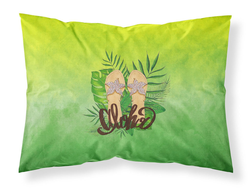 Aloha Flip Flops Standard Pillowcase Lightweight Super Soft Easy Care Decorative Artwork Pillowcase, Standard