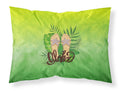 Aloha Flip Flops Standard Pillowcase Lightweight Super Soft Easy Care Decorative Artwork Pillowcase, Standard