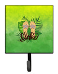 Aloha Flip Flops Leash or Key Holder Wall Hooks, Key Hooks Holder, Coat Rack Wall Mount, Coat Hooks, Hooks for Hanging Keys, Towels, Aprons, Leashes