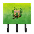 Aloha Flip Flops Leash or Key Holder Wall Hooks, Coat Rack Wall Mount, for Hanging Keys, Towels, Aprons, Leashes