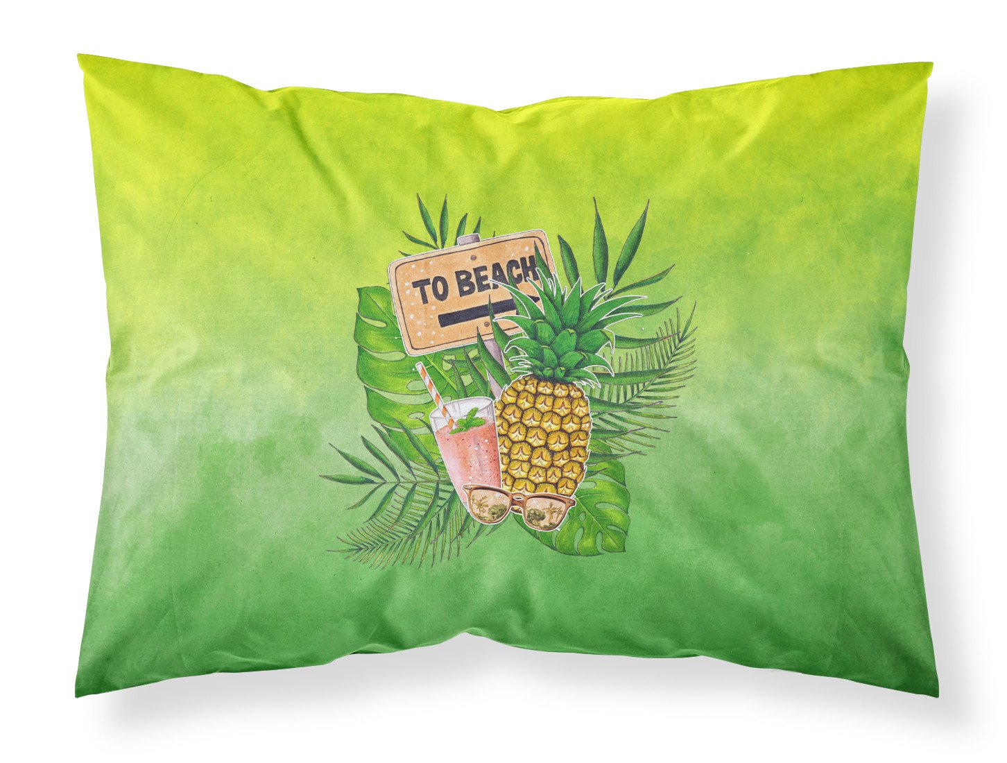 To the Beach Summer Standard Pillowcase Lightweight Super Soft Easy Care Decorative Artwork Pillowcase, Standard