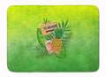 To the Beach Summer Memory Foam Kitchen Mat Machine Washable Anti-Fatigue Cushion Comfort Bath or Kitchen Rug