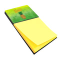 Aloha Pineapple Welcome Watercolor Sticky Note Holder Refillable Dispenser Desk Accessory 3x3 Pad Gift