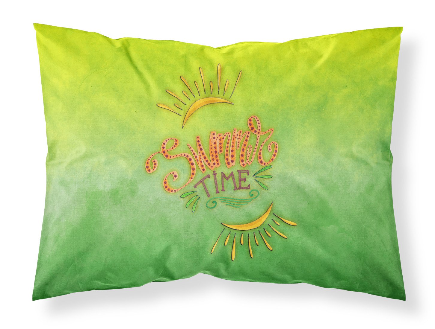 Summer Time Standard Pillowcase Lightweight Super Soft Easy Care Decorative Artwork Pillowcase, Standard