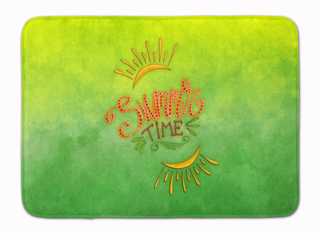 Summer Time Memory Foam Kitchen Mat Machine Washable Anti-Fatigue Cushion Comfort Bath or Kitchen Rug