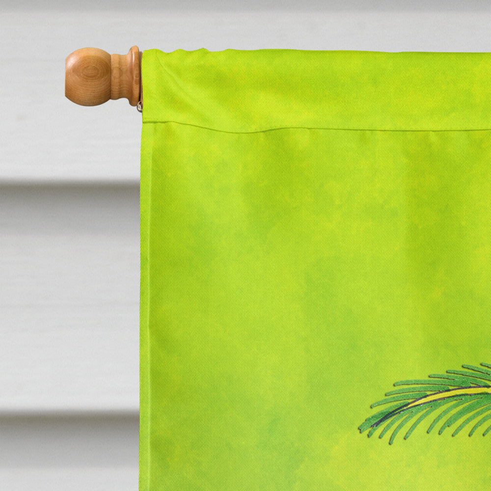 Summer Enjoy House Flag 28x40 Porch Sleeve Pole Decorative Outside Yard Banner Artwork Wall Hanging, Polyester
