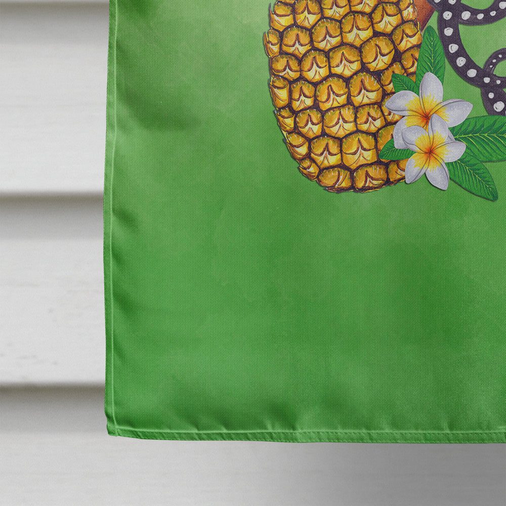 Summer Enjoy House Flag 28x40 Porch Sleeve Pole Decorative Outside Yard Banner Artwork Wall Hanging, Polyester