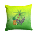 Summer Enjoy Decorative Throw Pillow 14x14 Indoor Outdoor Accent Cushion, Fabric Cover with Insert for Sofa, Bed, Porch & Living Room