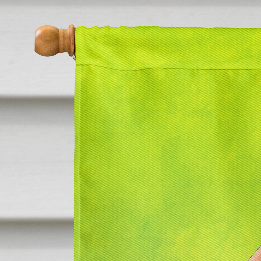 Welcome Lady in Bikini Summer House Flag 28x40 Porch Sleeve Pole Decorative Outside Yard Banner Artwork Wall Hanging, Polyester