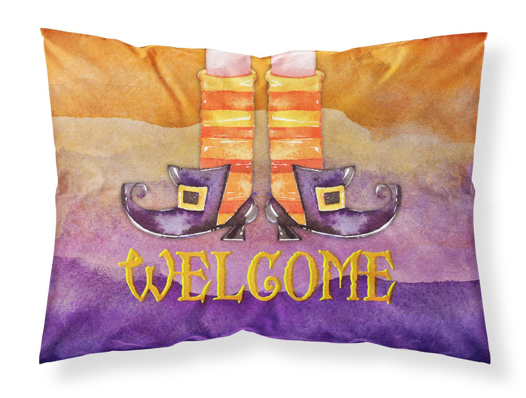 Halloween Welcome Witches Feet Standard Pillowcase Lightweight Super Soft Easy Care Decorative Artwork Pillowcase, Standard