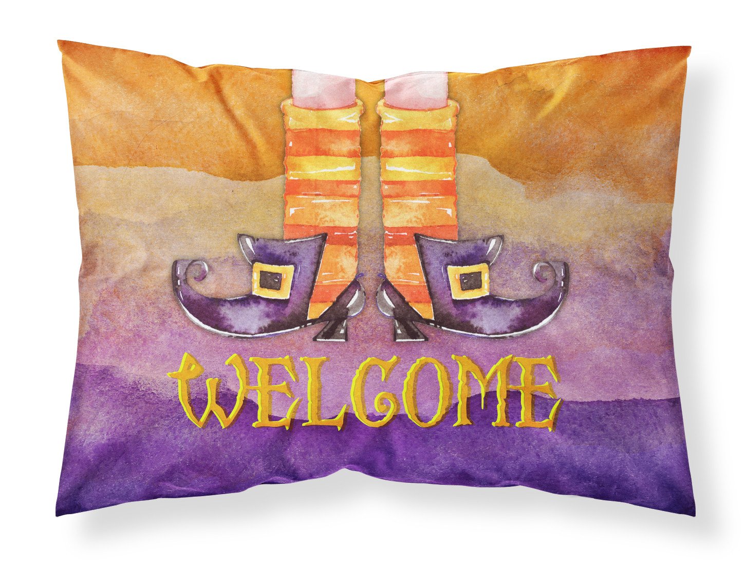 Halloween Welcome Witches Feet Standard Pillowcase Lightweight Super Soft Easy Care Decorative Artwork Pillowcase, Standard