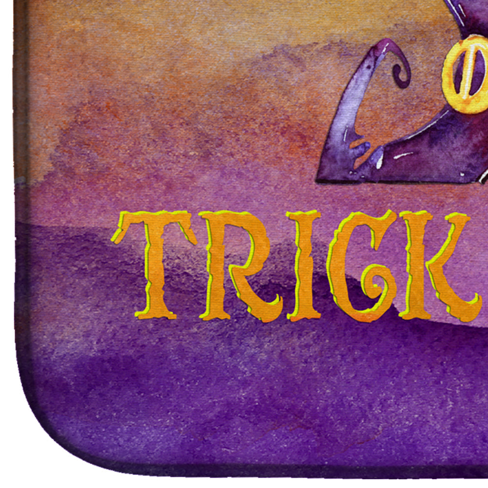 Halloween Trick Witches Feet Dish Drying Mat Absorbent Dish Drying Mat Pad for Kitchen Counter Dish Drainer Mat for Countertop, 14 x 21", Multicolor
