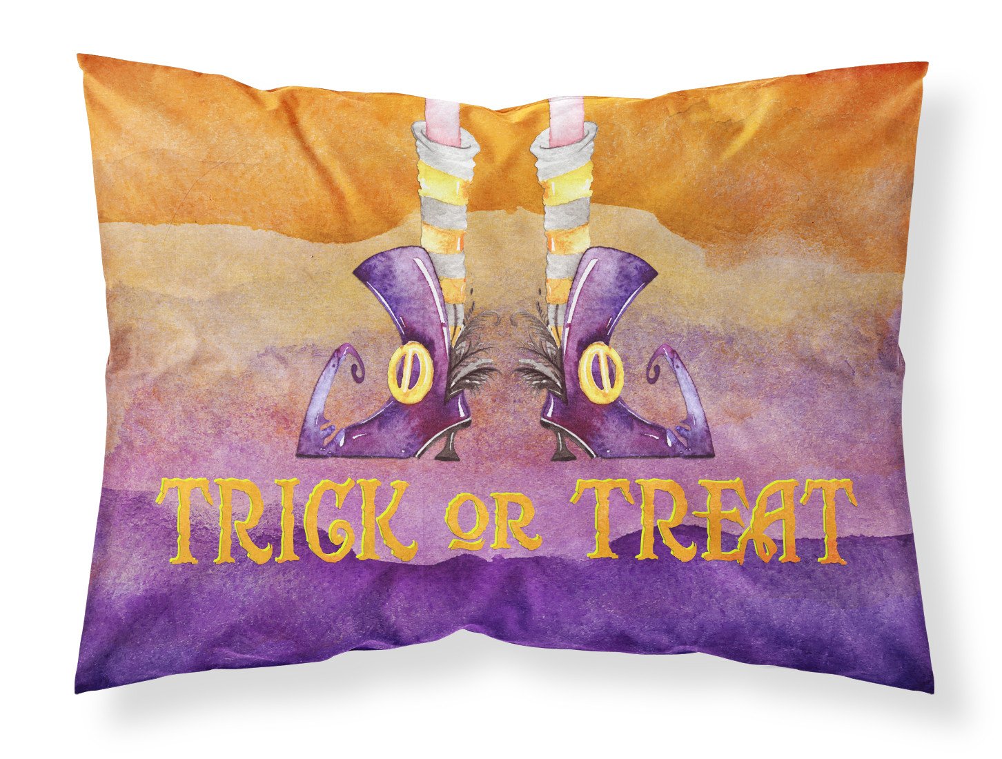 Halloween Trick Witches Feet Standard Pillowcase Lightweight Super Soft Easy Care Decorative Artwork Pillowcase, Standard