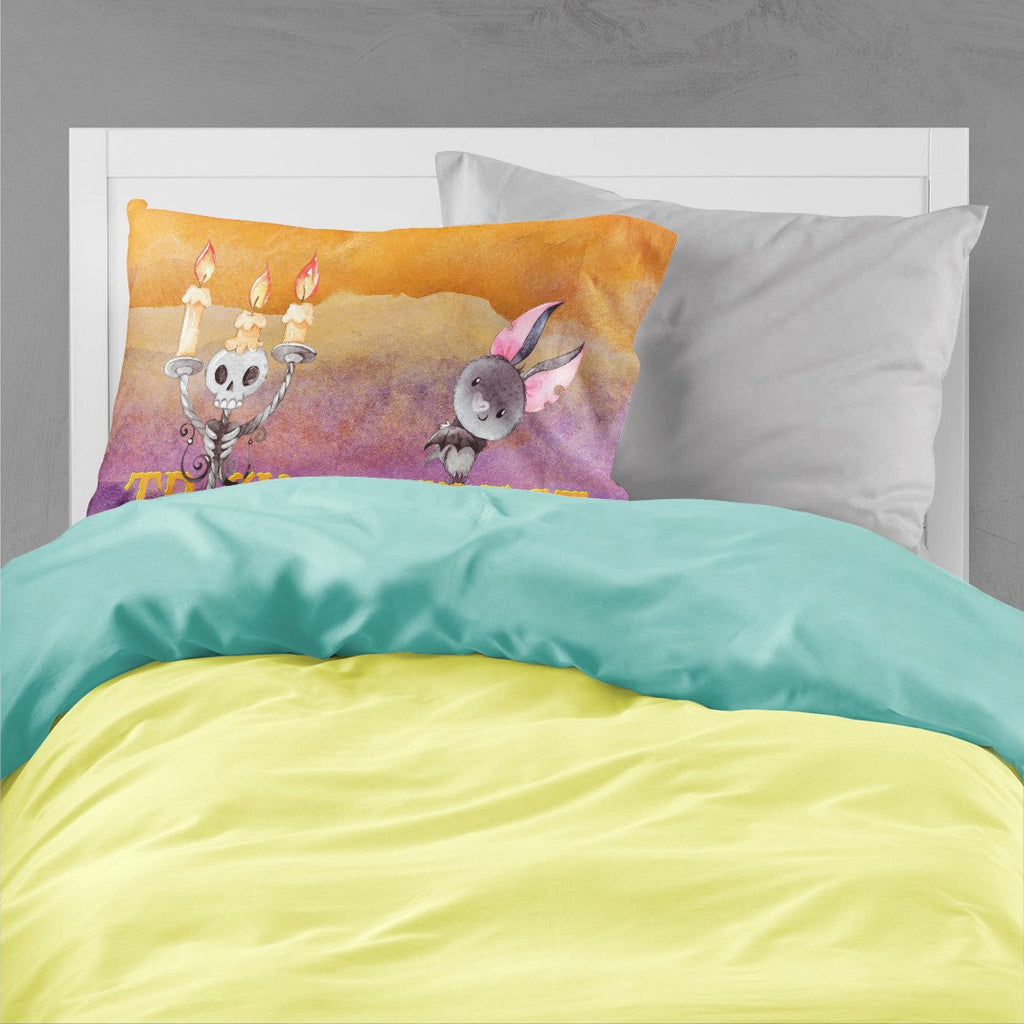 Halloween Trick or Treat Standard Pillowcase Lightweight Super Soft Easy Care Decorative Artwork Pillowcase, Standard