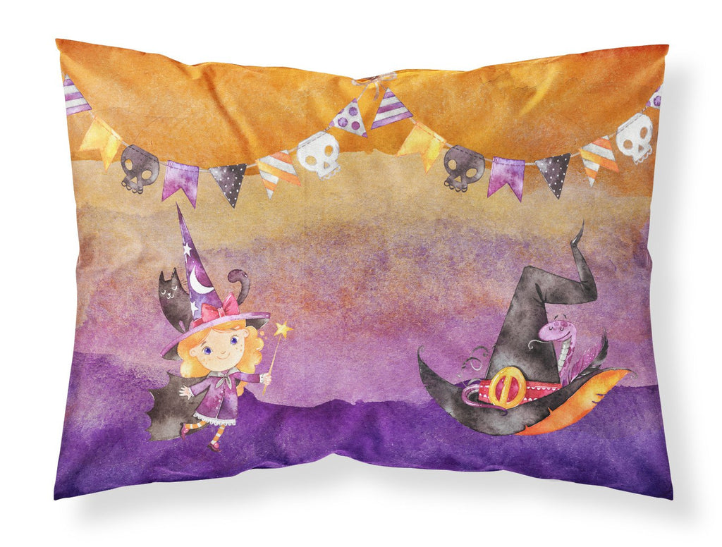 Halloween Little Witch Party Standard Pillowcase Lightweight Super Soft Easy Care Decorative Artwork Pillowcase, Standard