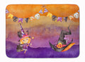 Halloween Little Witch Party Memory Foam Kitchen Mat Machine Washable Anti-Fatigue Cushion Comfort Bath or Kitchen Rug
